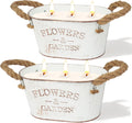 Citronella Candles Outdoor, 2 Packs Large Citronella Candles for Garden, 3-Wick Natural Soy Wax Lemongrass Candle, 140 Hours Long Lasting Burning Candle for Patio Yard Home Balcony Camping