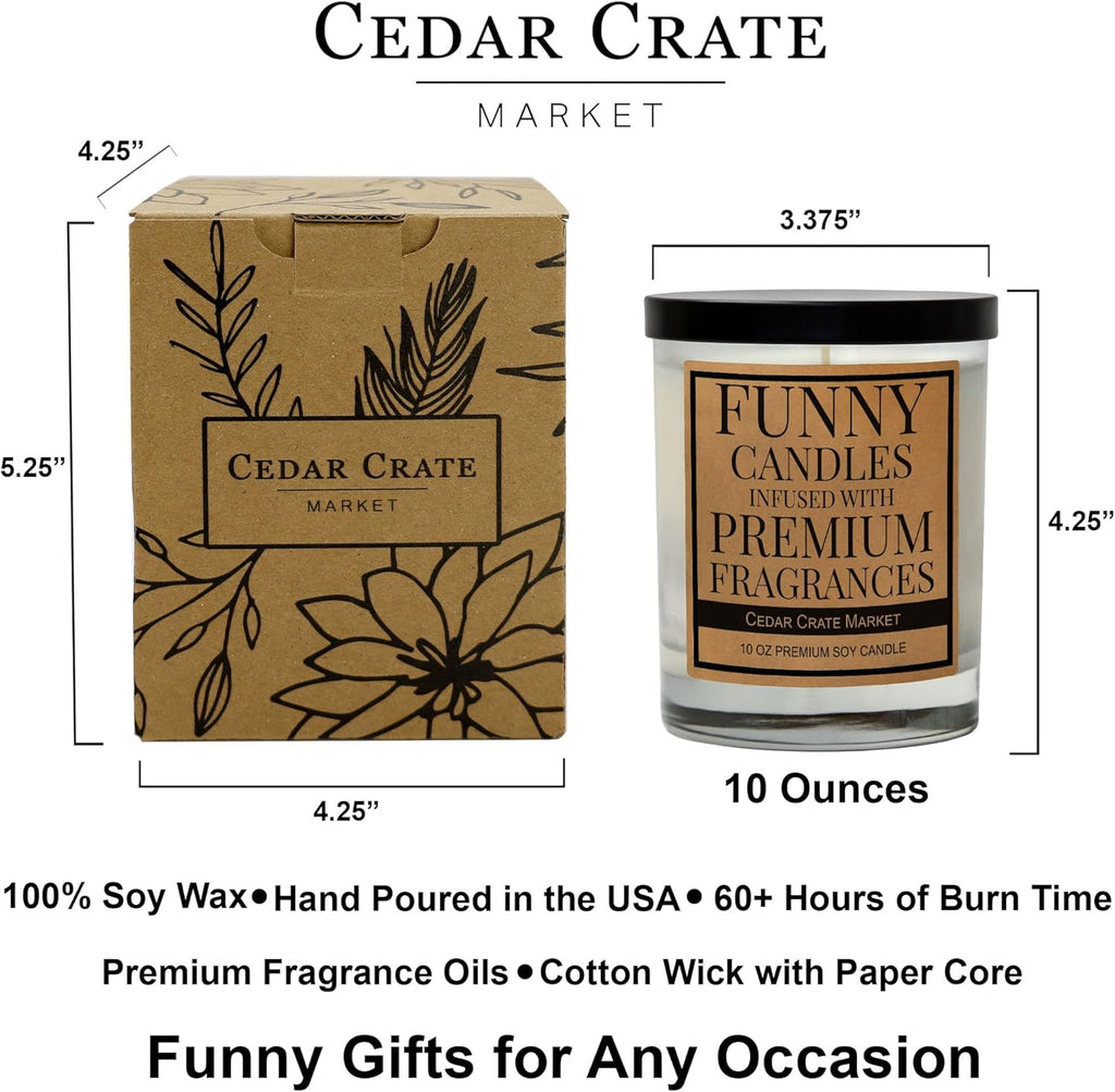 Housewarming Gifts New Home for Women, Men Couples 2025 - Thanks for Being an Awesome Neighbor, Funny House Warming Candle Present Ideas for New Apartment, Birthday, Moving, 100% Soy Wax, Made in USA