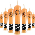 18 Pieces Baseball Bat Candle Baseball Sports Birthday Candle Baseball Cake Cupcake Candle for Birthday Baby Shower Baseball Fans Wedding Party Supply