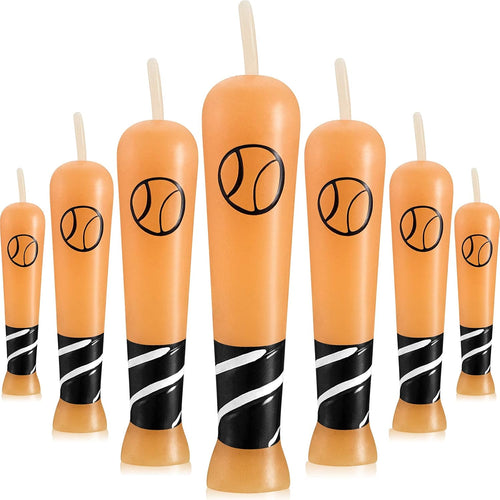 18 Pieces Baseball Bat Candle Baseball Sports Birthday Candle Baseball Cake Cupcake Candle for Birthday Baby Shower Baseball Fans Wedding Party Supply