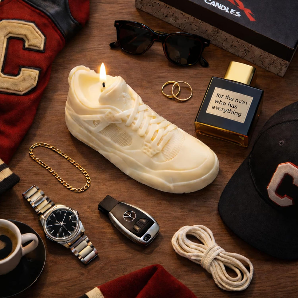 Sneaker Candle with Giftbox -  - Hypebeast Gift for Teenage Boys - Gifts for Men Candles - Sneakerhead Gifts for Teenage Boys - Unique Gift for Him - Sneaker Head Room Decor