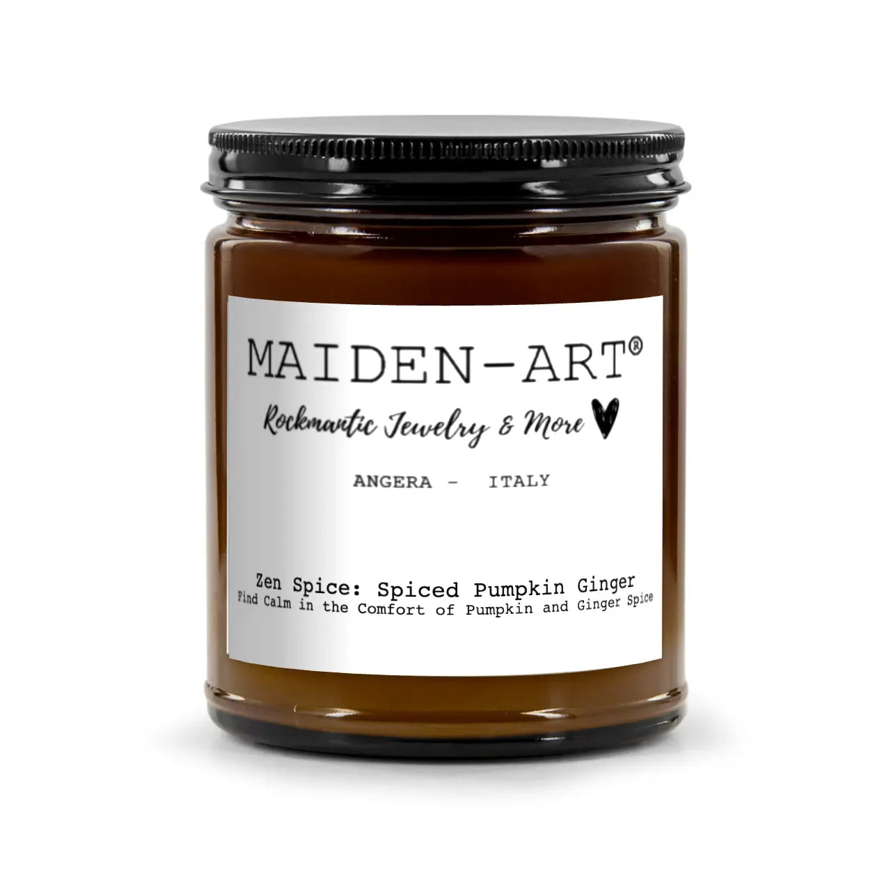 Experience Autumn Bliss with Zen Spice: Spiced Pumpkin Ginger Aromatherapy Candle