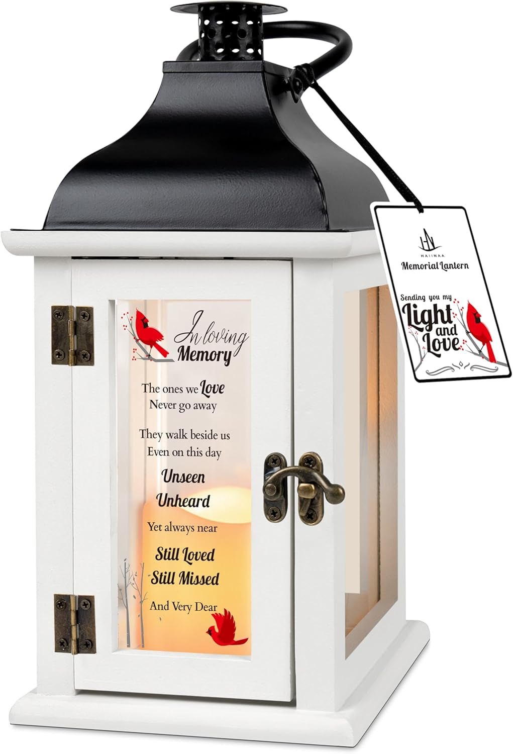 Memorial Lantern - Bereavement Sympathy Gifts for Loss of Loved One Memorial Remembrance Gifts for Loss of Mother Father