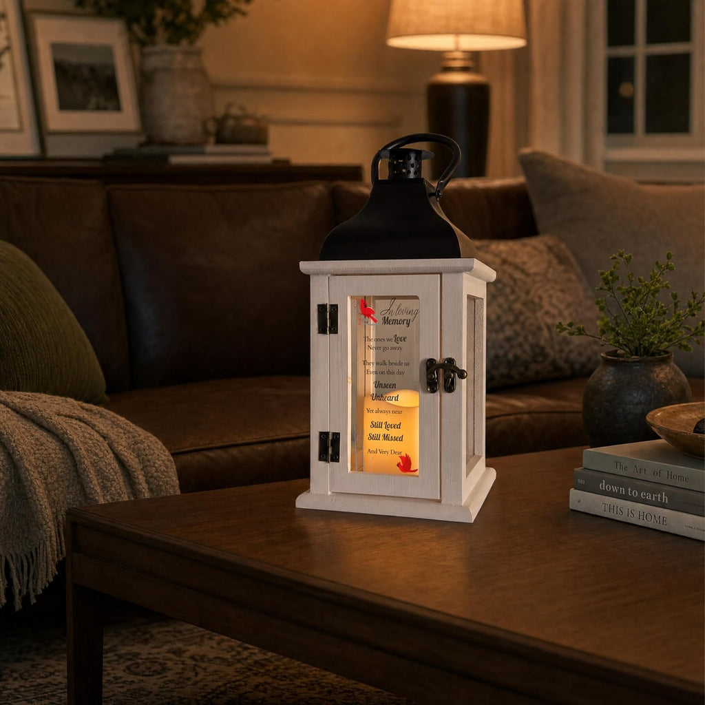 Memorial Lantern - Bereavement Sympathy Gifts for Loss of Loved One Memorial Remembrance Gifts for Loss of Mother Father