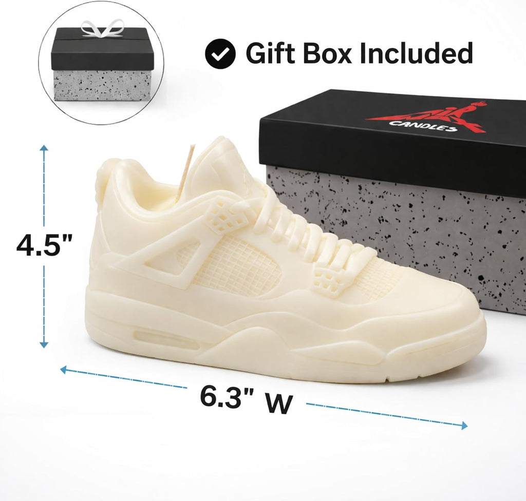 Sneaker Candle with Giftbox -  - Hypebeast Gift for Teenage Boys - Gifts for Men Candles - Sneakerhead Gifts for Teenage Boys - Unique Gift for Him - Sneaker Head Room Decor