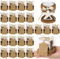 24 Set Funeral Memorial Candles Holders Funeral Keepsakes Favors Memorial Candle Holders 2.4 X 2.4 Inches Celebration of Life Supplies Sympathy Gifts Service Grief Share Gifts (Classic Style)