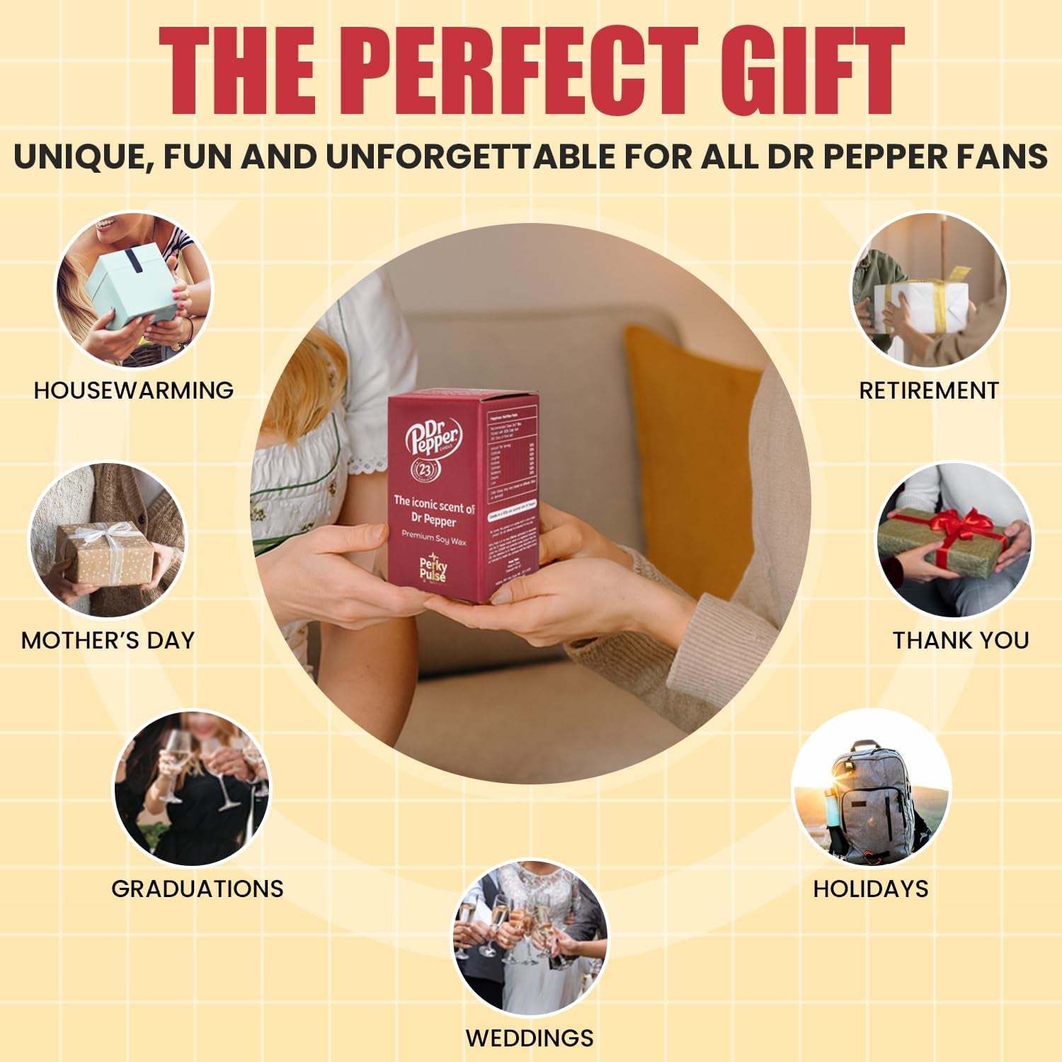 Dr Pepper Candle – the Cute & Funny Soda Candle for Cool Gifts – Dr Pepper Stuff – Cute Candles, Cool Things & Dr Pepper Gifts