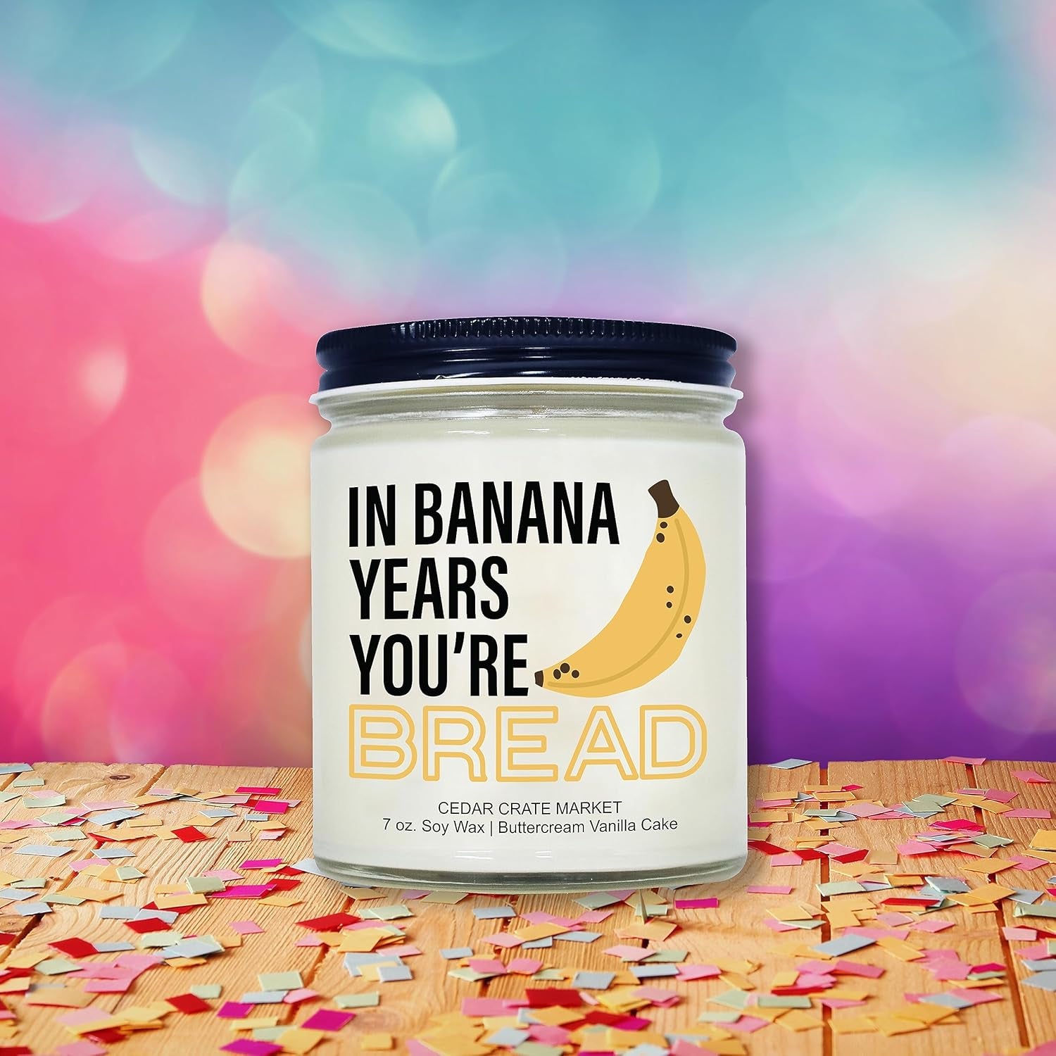 - Birthday Gifts for Women | in Banana Years You'Re Bread | Birthday Candles Gift Idea for Women | Funny Present Ideas for Friends | 100% Soy Wax | Made in USA
