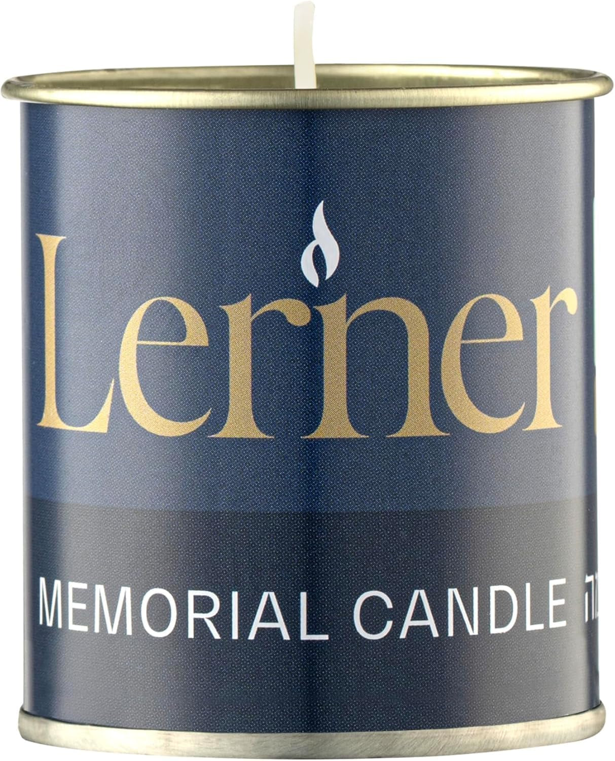 Memorial Candle | Burns for 26 Hours | Memorial Tin Candles for Loss of Loved One | Emergency Candles | Ner Neshama, Yizkor, Yom Kippur | Unscented Jewish Yahrzeit Candle in Tin (48)