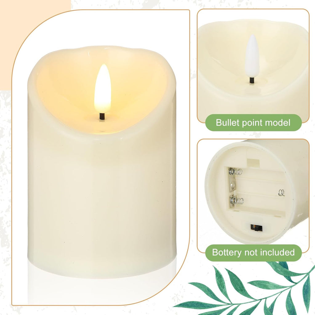 16 Set Rose Candle Rings Wreaths 3 Inch Center with Flameless LED Candles Artificial Rose Light Garland Fake Electric Votive Tealights Bulk Funeral Wedding Table Centerpieces Decor(Champagne)