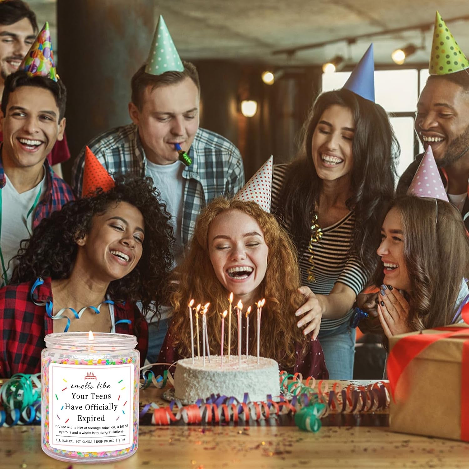 Birthday Candles Gifts for 20 Year Old Female, Happy 20Th Birthday Decorations F