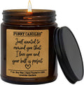 I Love You Candle Gifts | I Love You and Your Butt Is Perfect | Gifts for Her, Him, Girlfriend, Wife, Women | Romantic Friend Birthday Mothers Day Gifts, Anniversary, Made in USA