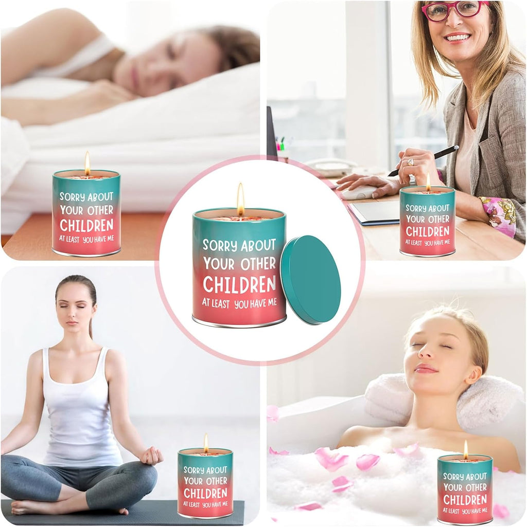 Christmas Birthday Gifts for Mom from Daughter Son Kids, Stocking Stuffers Mothers Day Gifts for Mom, Funny Gift Ideas, Anniversary Mother Presents,9Oz Scented Candles