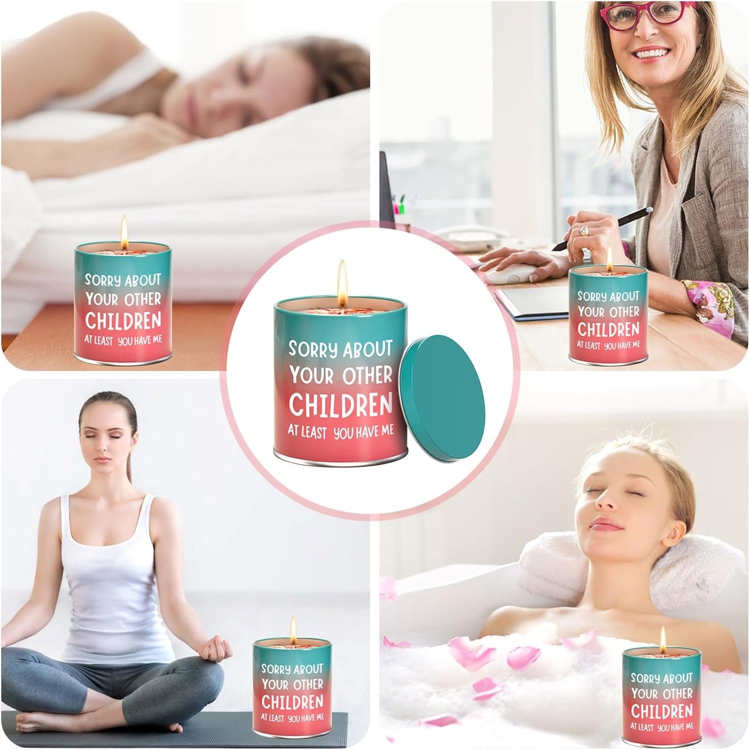 Christmas Birthday Gifts for Mom from Daughter Son Kids, Stocking Stuffers Mothers Day Gifts for Mom, Funny Gift Ideas, Anniversary Mother Presents,9Oz Scented Candles