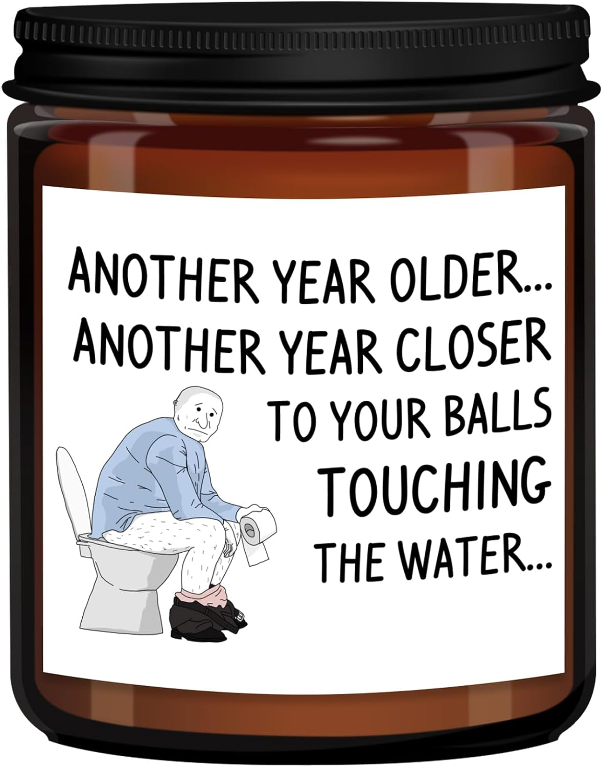 Birthday Gifts for Men Dad Boyfriend Him Husband Grandpa Brother Uncle Coworker Best Friend, Funny Present 65Th 30Th 75Th 60Th 40Th 50Th Birthday Gift Ideas, Happy Birthday Candles Unique Mens Gifts