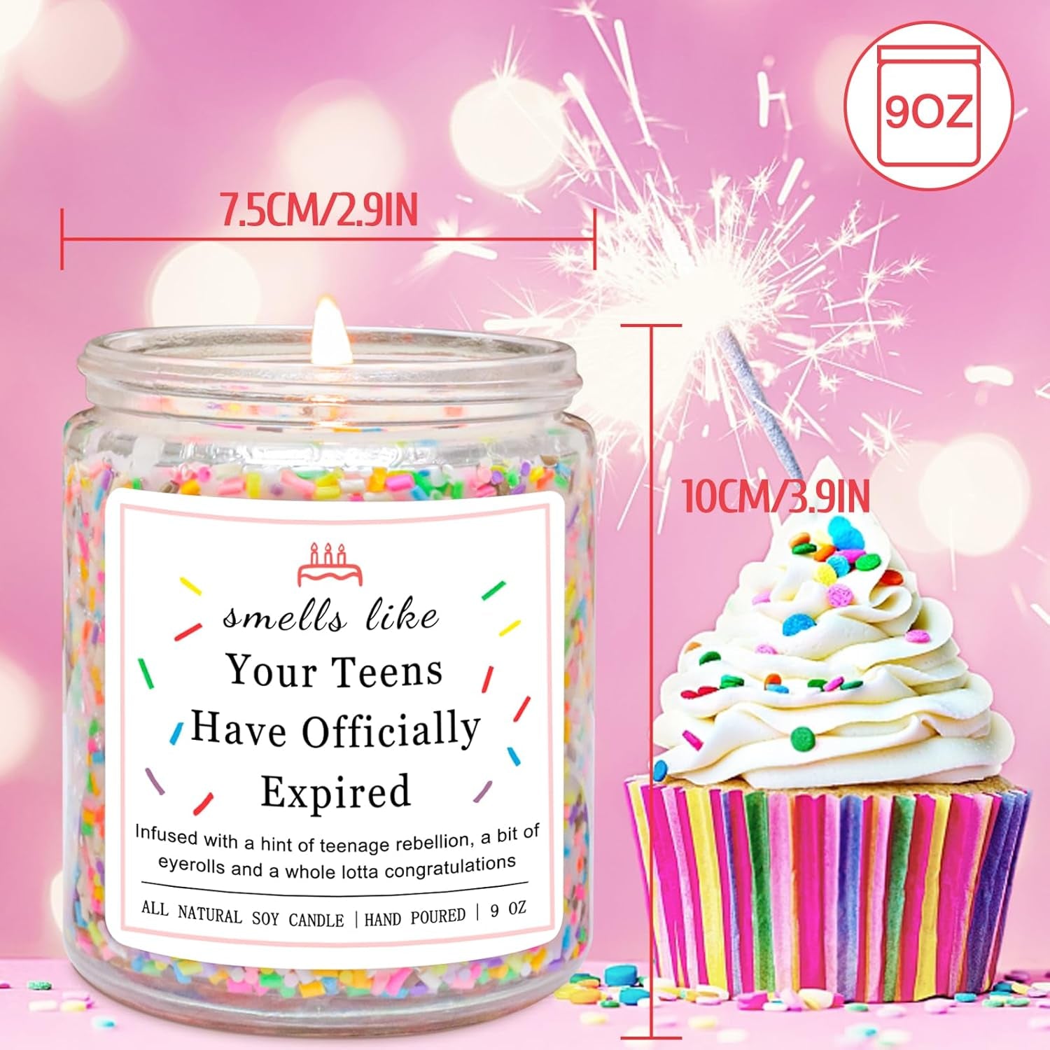 Birthday Candles Gifts for 20 Year Old Female, Happy 20Th Birthday Decorations F