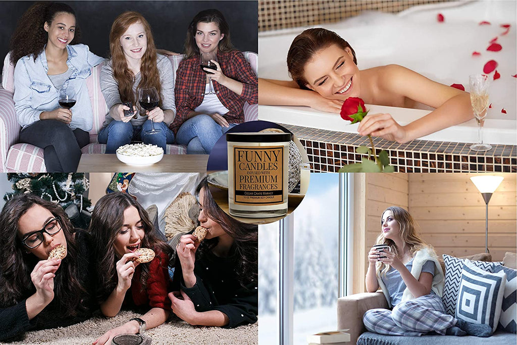 Housewarming Gifts New Home for Women, Men Couples 2025 - Thanks for Being an Awesome Neighbor, Funny House Warming Candle Present Ideas for New Apartment, Birthday, Moving, 100% Soy Wax, Made in USA