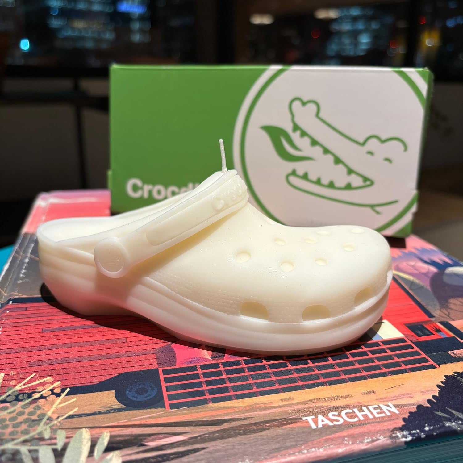 Croc Candle with Giftbox -  - Croc Accessories - Unique Gifts for Young Women - Birthday Gifts for Women - Cool Candles - Gift for Teenage Girls - Easter Gift for Her