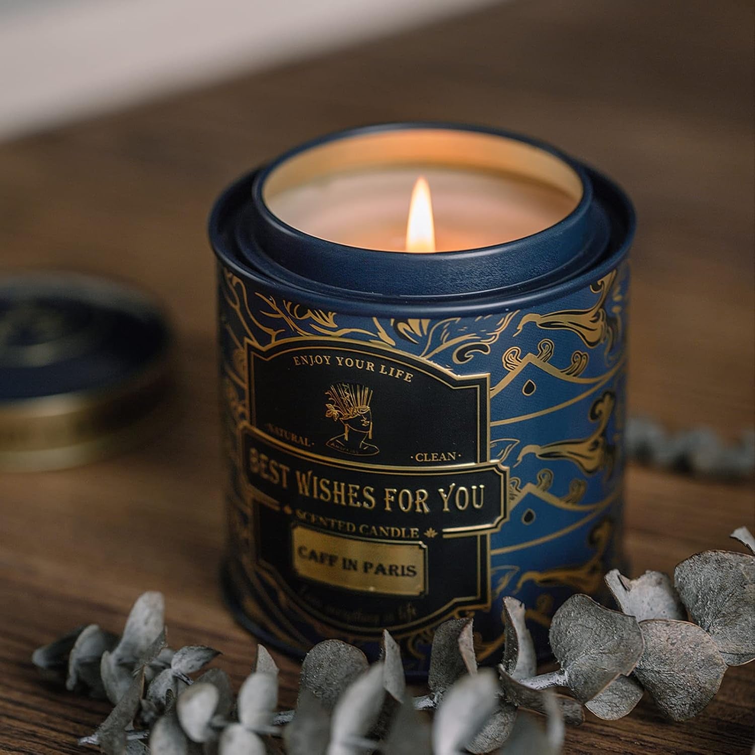 Coffee Candles for Home Scented, Christmas Candles Gifts for Women, 10 Oz Long Lasting Aesthetics Scented Candles Aromatherapy Candle Soy Candles, Relaxing Candle Gifts