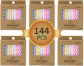 144-Count Multicolored Spiral Birthday Candle, Birthday Candles for Cake, Cupcake Candles, Party Celebration