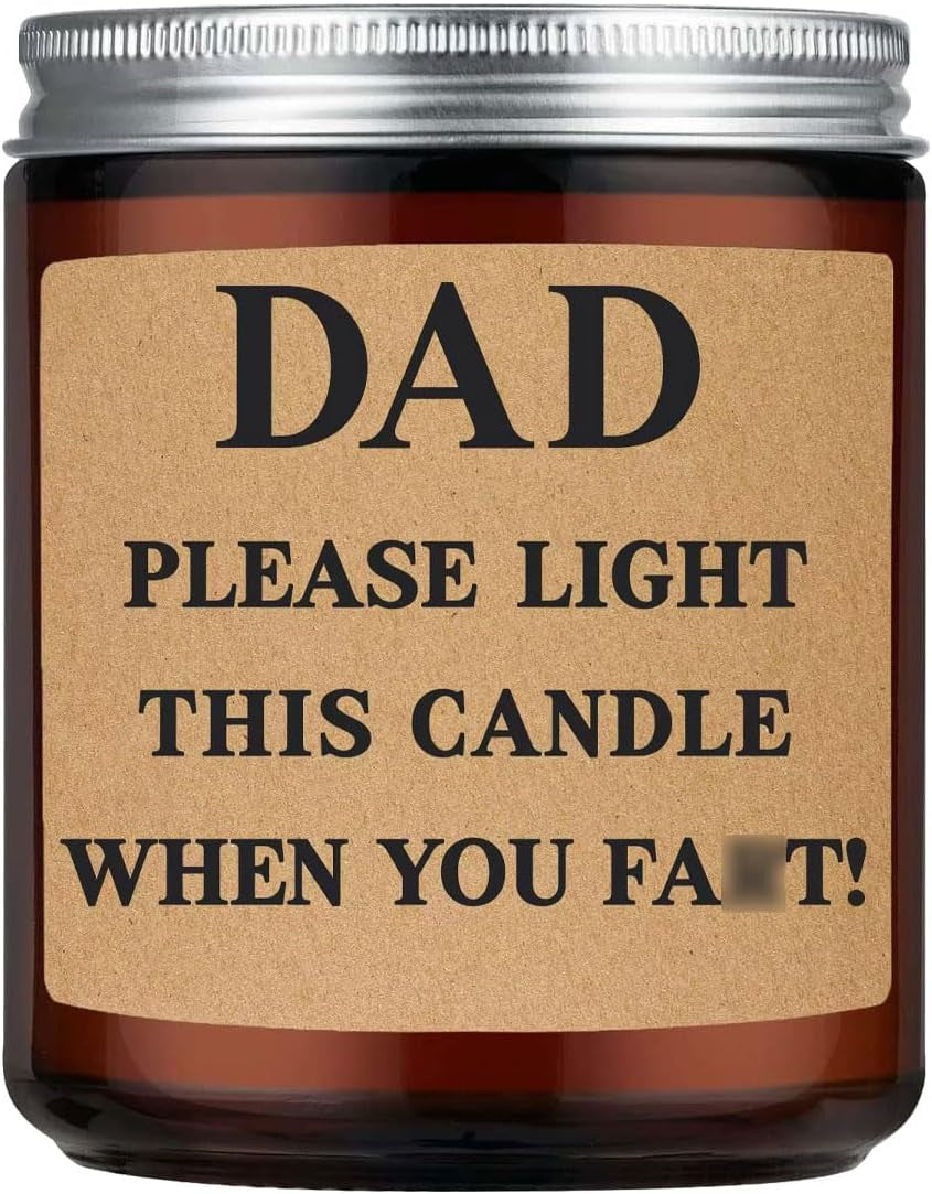 Fathers Day Dad Gifts from Daughter Son,Christmas Birthday Gifts for Step Dads Father in Law Him Bonus Daddy,Gift for Men Papa Grandpa Uncle Stepdad Lavende Scented Candles