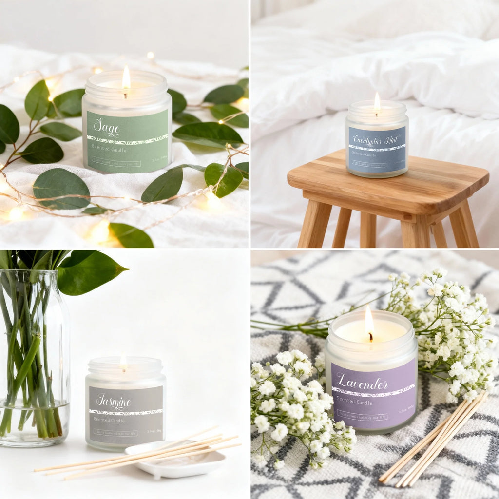 6 Pack Candles for Home Scented Aromatherapy Candle Gifts Set for Women, Lavender Candle, 300 Hour Long Lasting Candles, Stocking Stuffers, Birthday, Valentine, Christmas, Anniversary Present