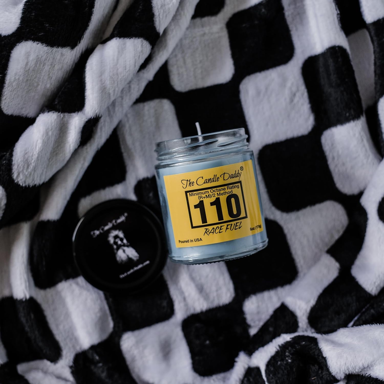 Race Fuel High Octane Gasoline Candle- 6 Oz- up to 40 Hour Burn