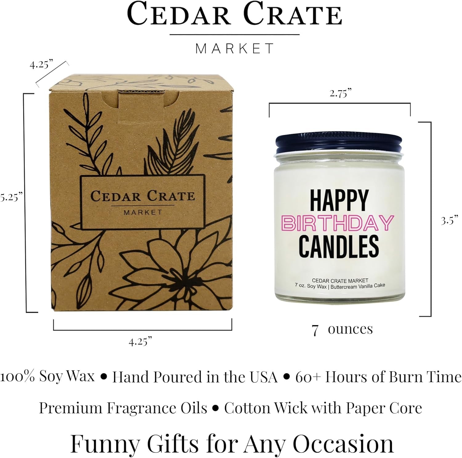 - Birthday Gifts for Women | in Banana Years You'Re Bread | Birthday Candles Gift Idea for Women | Funny Present Ideas for Friends | 100% Soy Wax | Made in USA