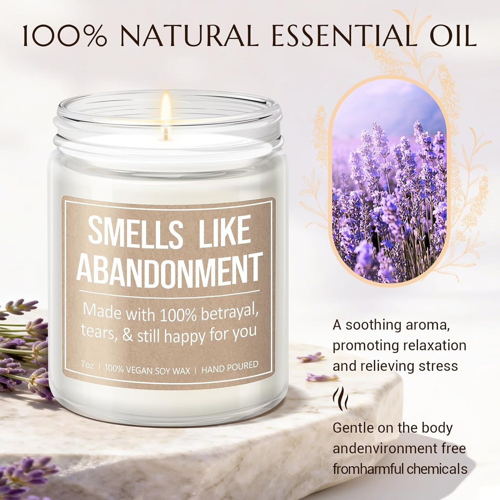 Coworker Leaving Gifts for Women - Retirement Gift for Woman - Goodbye Gifts for Coworkers, Going Away, Moving Away, Farewell Gift for Coworker, Friend, Boss, Work Bestie - Lavender Scented Candle