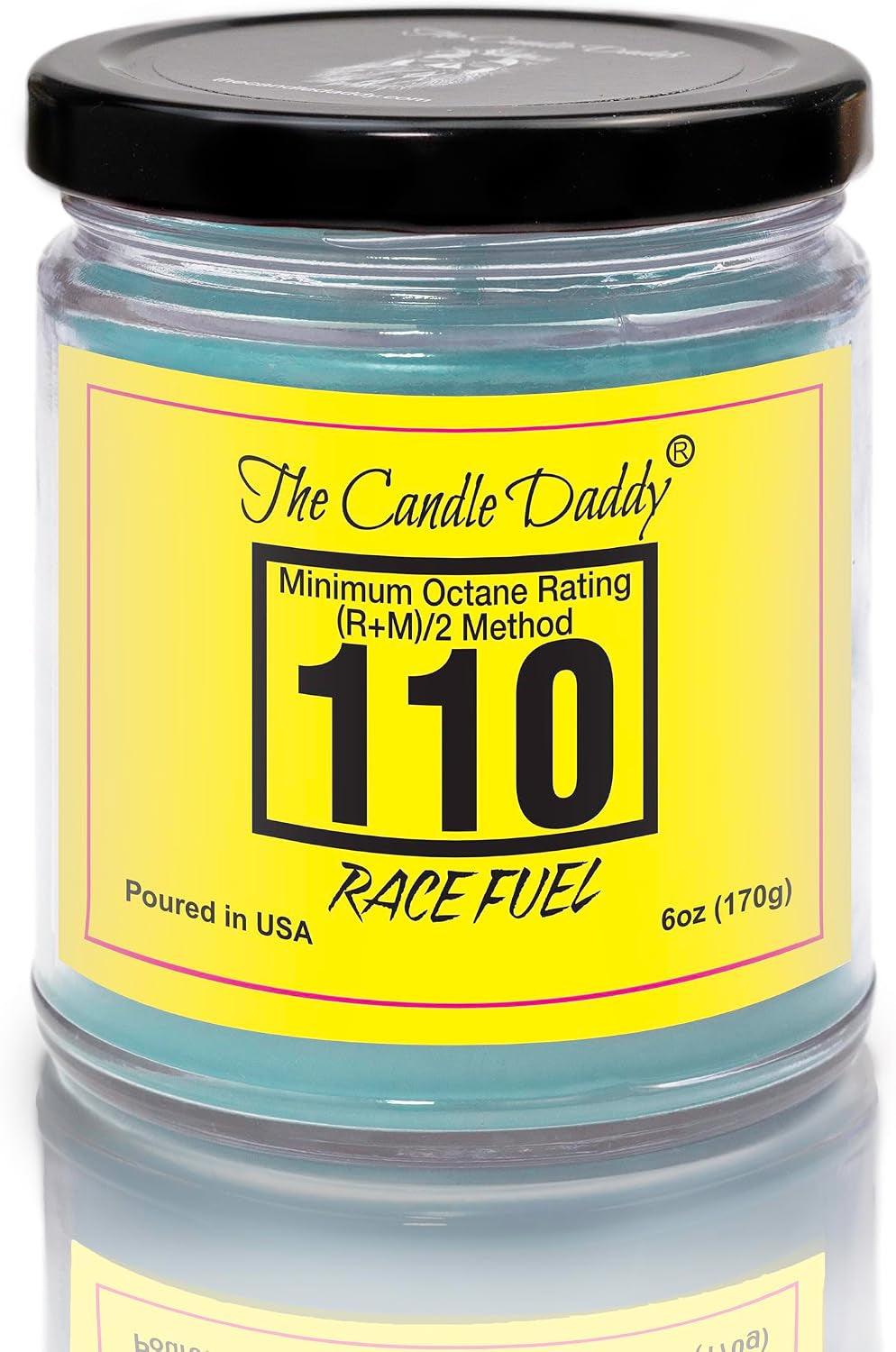 Race Fuel High Octane Gasoline Candle- 6 Oz- up to 40 Hour Burn